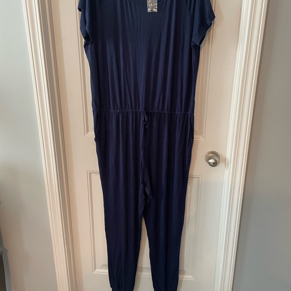 Navy Blue Jumpsuit
